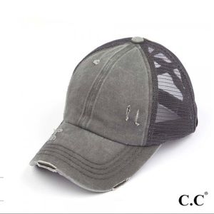 * Free if bundled with something else from my closet*  C.C. Grey pony cap.